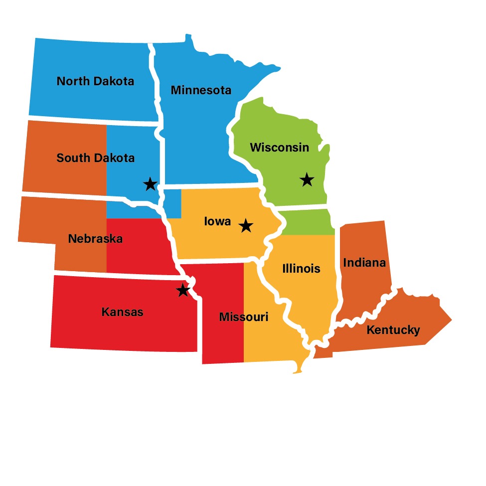 Attema Sales Territories